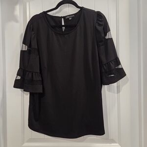 Adrianna Papell Elegant Black Blouse